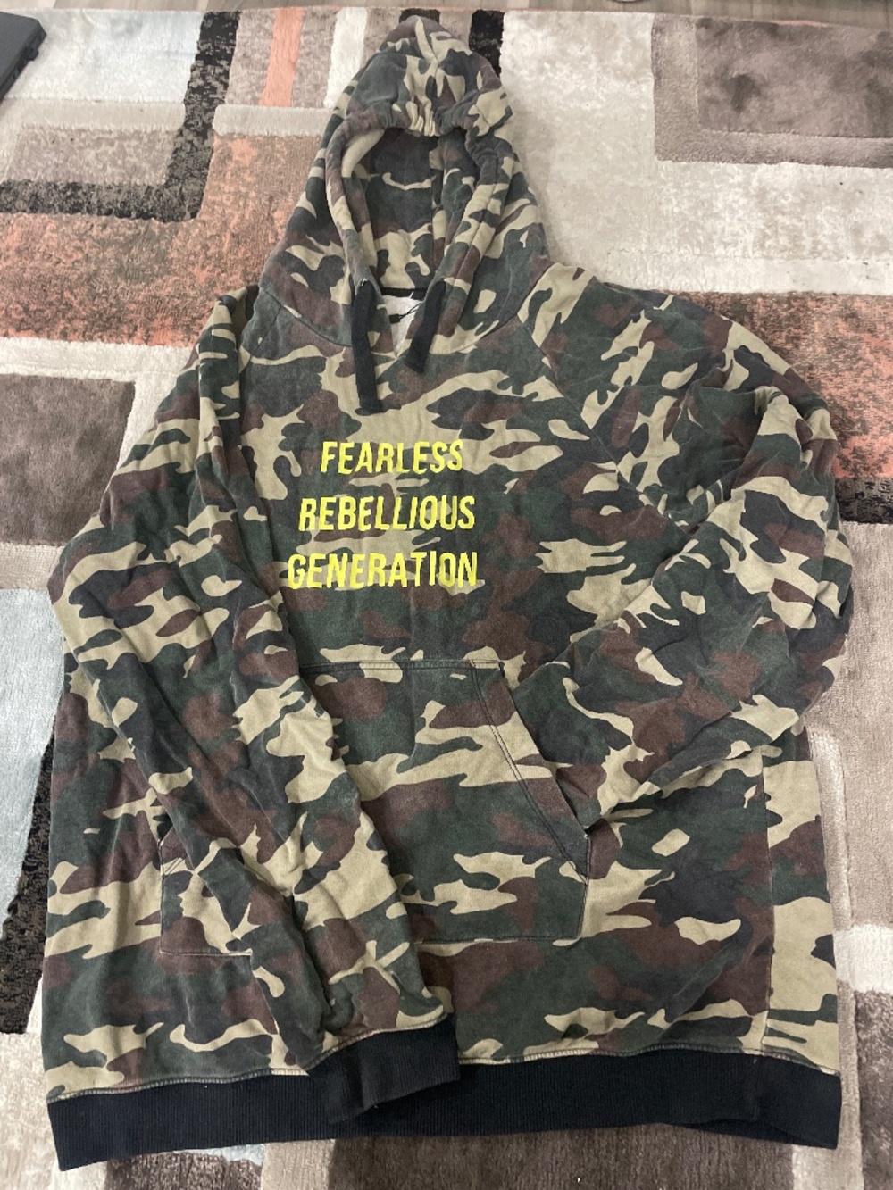 Hoodie Military print